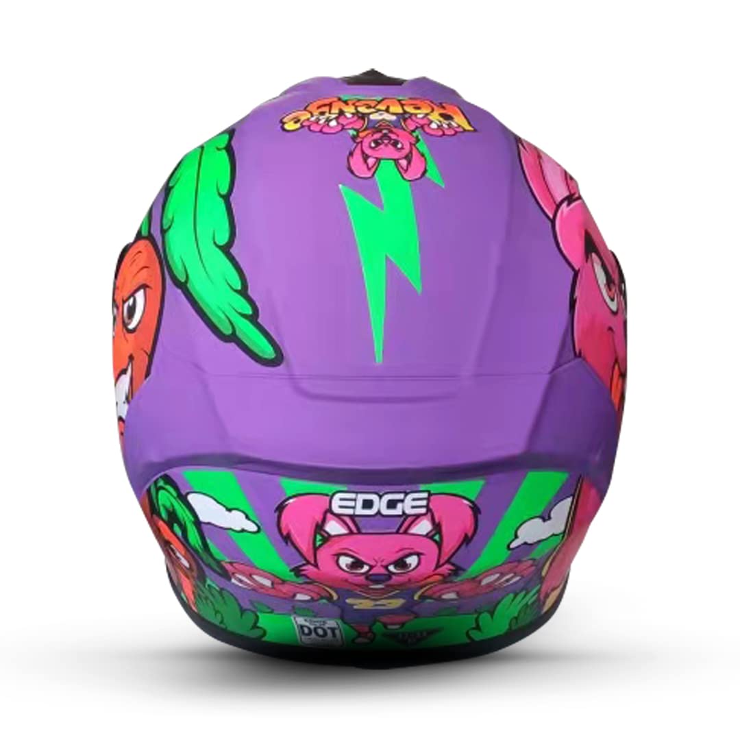 Casco Integral Edge Frankie Revenge Dot para Motocicleta Motocross