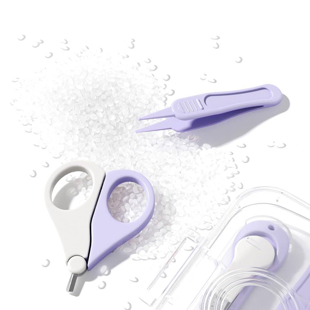 Kinderia Kit de cortaúñas para bebé (morado)