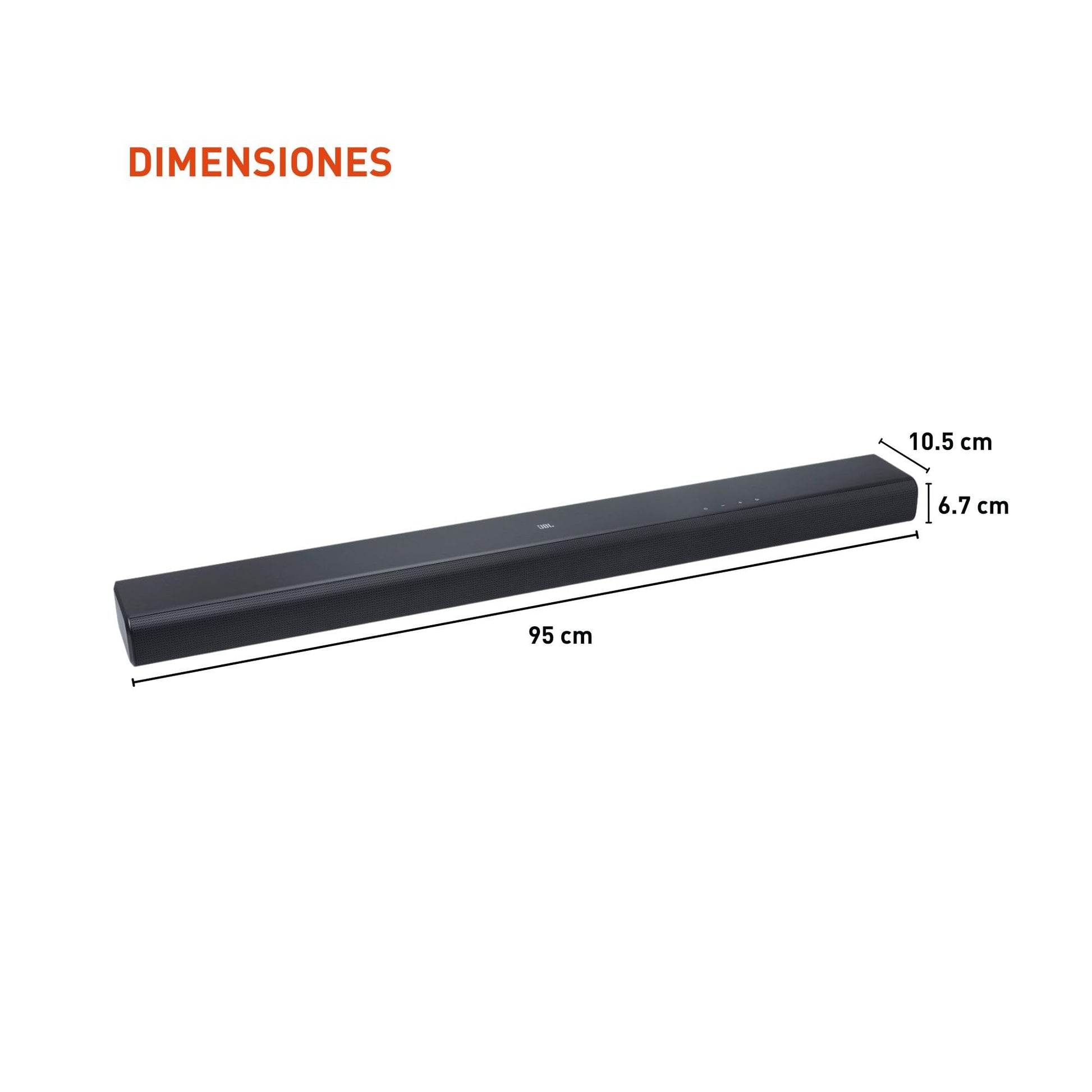 JBL Cinema SB510 Barra de Sonido 3.1 Bluetooth, 200W de Potencia, Dolby Audio, con HDMI eARC - Negro