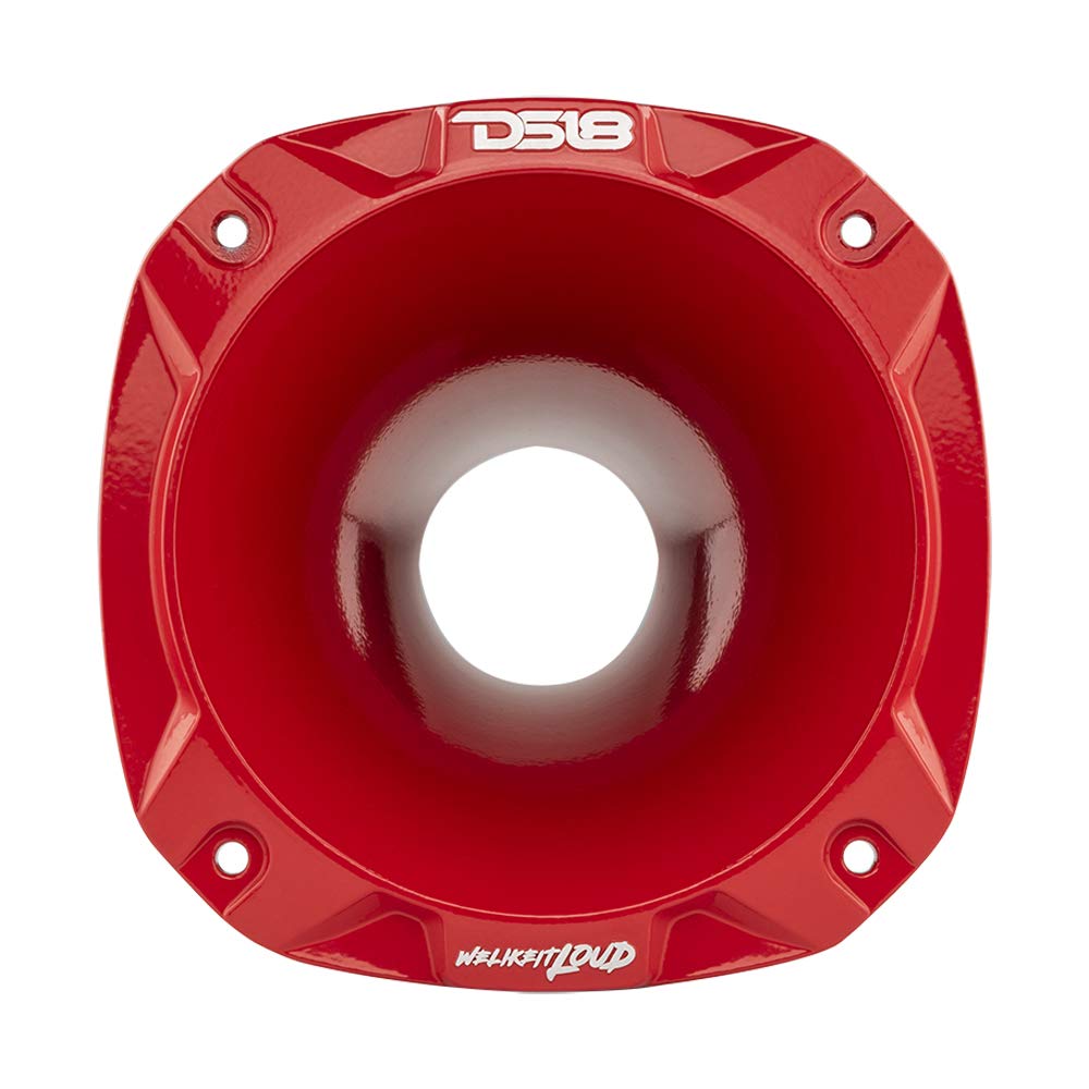 Bocina de Aluminio DS18 Rojo 100° Corta