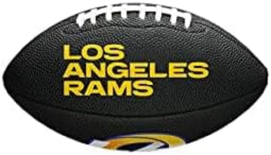 Fútbol NFL Los Angeles RAMS Wilson Negro Tamaño Mini