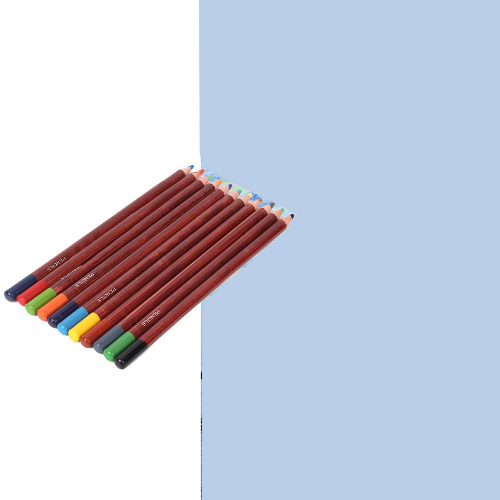 Jeanoko - Juego de 12 lápices de colores pastel, herramientas de pintura, lápices de boceto, (lápiz de tóner para paisaje)