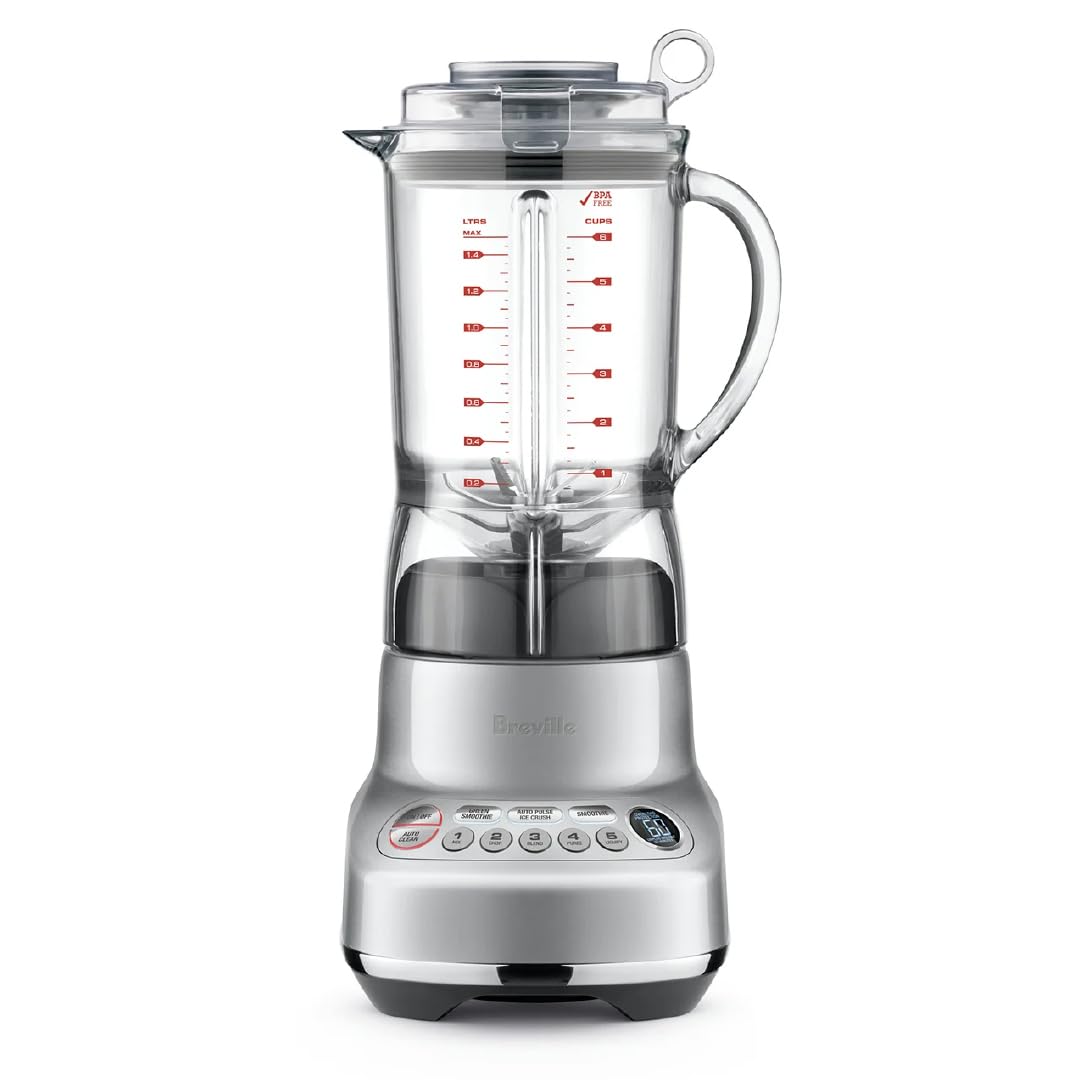 El Breville Fresh and Furious, batidora de sobremesa, acero inoxidable cepillado, SBL620SIL4GUK1