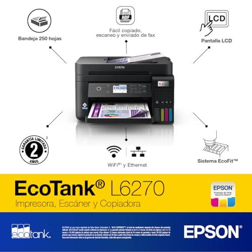 Impresora Multifuncional Epson Ecotank L6270 a Color