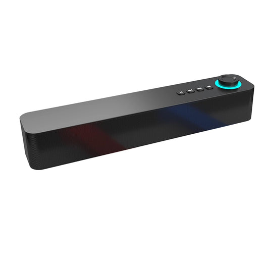 Altavoz Mini Barra de Sonido PAVENU 5.0 Negro con Bluetooth y Micrófono Incorporado para Cine en Casa