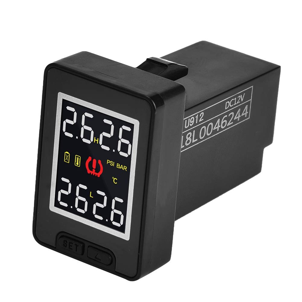 de control de presión de neumáticos KIMISS para sensores de presión de neumáticos TPMS con 4 sensores internos Sensor externo