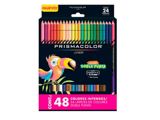 Colores Doble Punta Prismacolor Junior 24X48