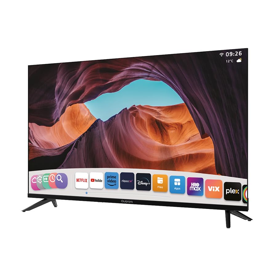 Televisión Smart TV QUARONI 40 Pulgadas Full HD HDMI USB RCA Optico Aux 3.5 mm 60Hz