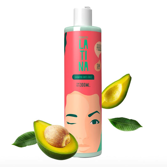 Shampoo Antifrizz LATINA Sin Sulfatos y Parabenos para Mujer