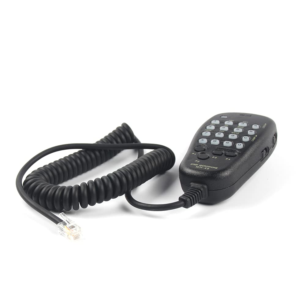 Fumei MH-48 DTMF Micrófono Altavoz MH-48A6J Teclado Micrófono Compatible con Yaesu FT100D FT-8800R FT-8900R FT-7900R FT-1807 FT-7800R FT-2900R FT-1900R
