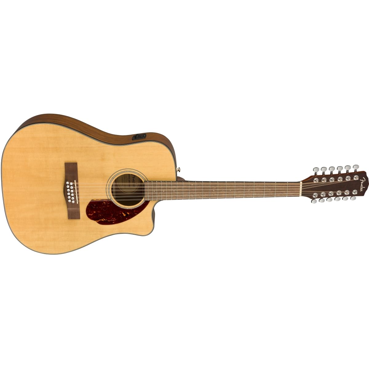 Fender Guitarra Docerola Electroacústica CD-140SCE 12-String, Natural Estuche Hardshell Case Incluído