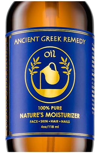 Organic Olive, Lavender, Almond, and Grapeseed Oil Blend with Vitamin E - Daily Moisturizer for Skin, Hair, Face, Nails, and Scalp - Cold Pressed Full Body Oil for Men and Women.