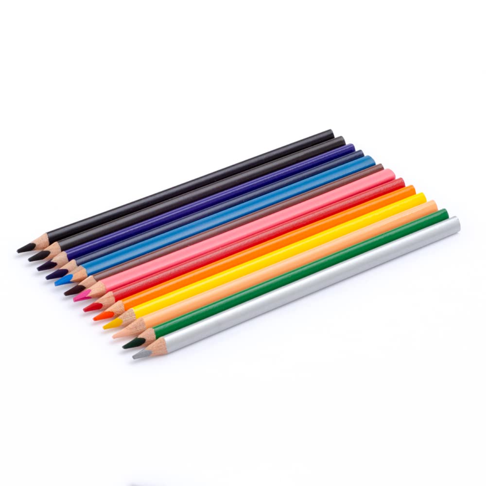 Lápices de Colores Pelikan Triangulares 4mm Paquete de 12 Piezas