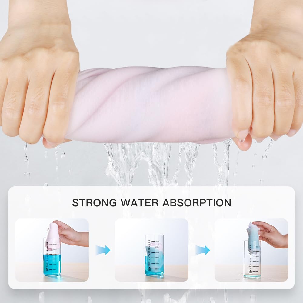 lazyrhino - Paquete de 8 baberos unisex ajustables con broches de presión ultra suaves y absorbentes para la dentición para niños y niñas (rosa)