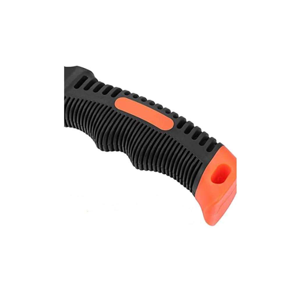 FLZOSPER - Martillo de garra rechoncho de 8 onzas con iniciador de uñas magnético, cabeza de acero pulido resistente, mango de goma Ergo, mini martillo para el hogar, bricolaje, camping, niños,