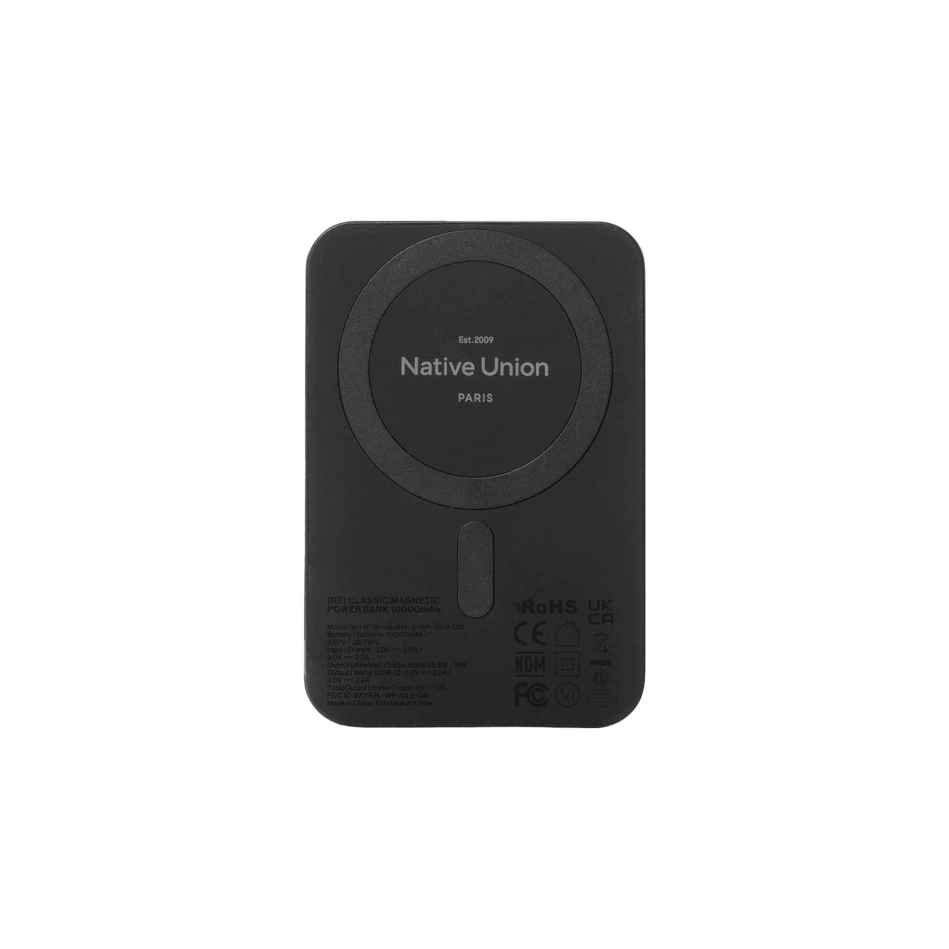 Cargador Portátil Native Union Magnético Compatible MagSafe 10000mAh Qi2 para iPhone