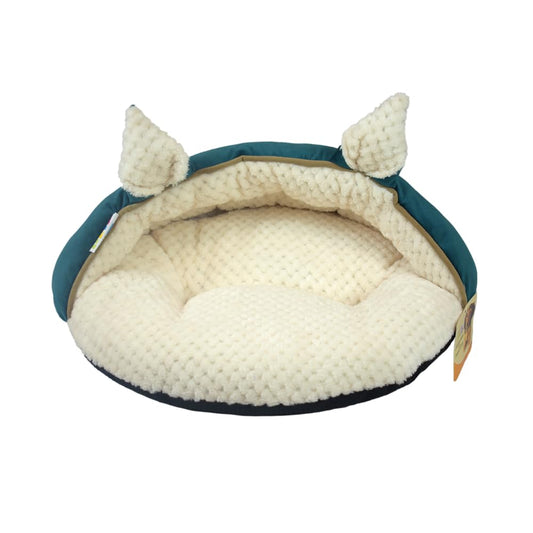 Fancy Pets Cama para Gato Balines Mix – Cueva Acolchada Antideslizante de Poliester para Mascotas