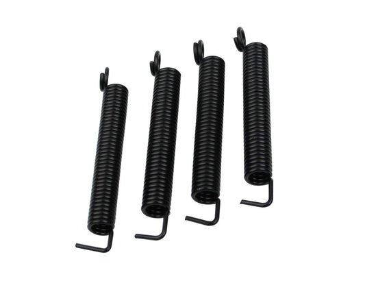 Guyker - Muelles de trémolo silenciosos (juego de 4) para FR Fender Strat ST Stratocaster - Accesorios para instrumentos de puente de guitarra eléctrica, color negro