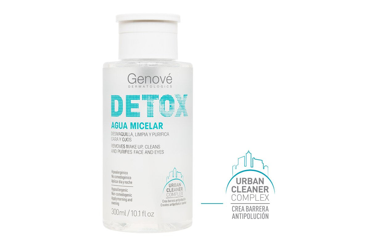 Genové Detox Agua micelar detoxificante, 300 ml