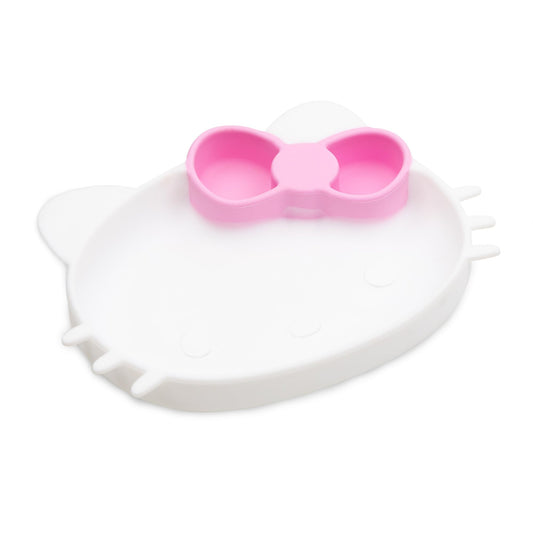 Bumkins - Placa de succión para niños pequeños y bebés, Plato de Agarre de Silicona, destete LED para bebés, Suministros de alimentación para niños, Parte Inferior Adhesiva Antideslizante, Silicona