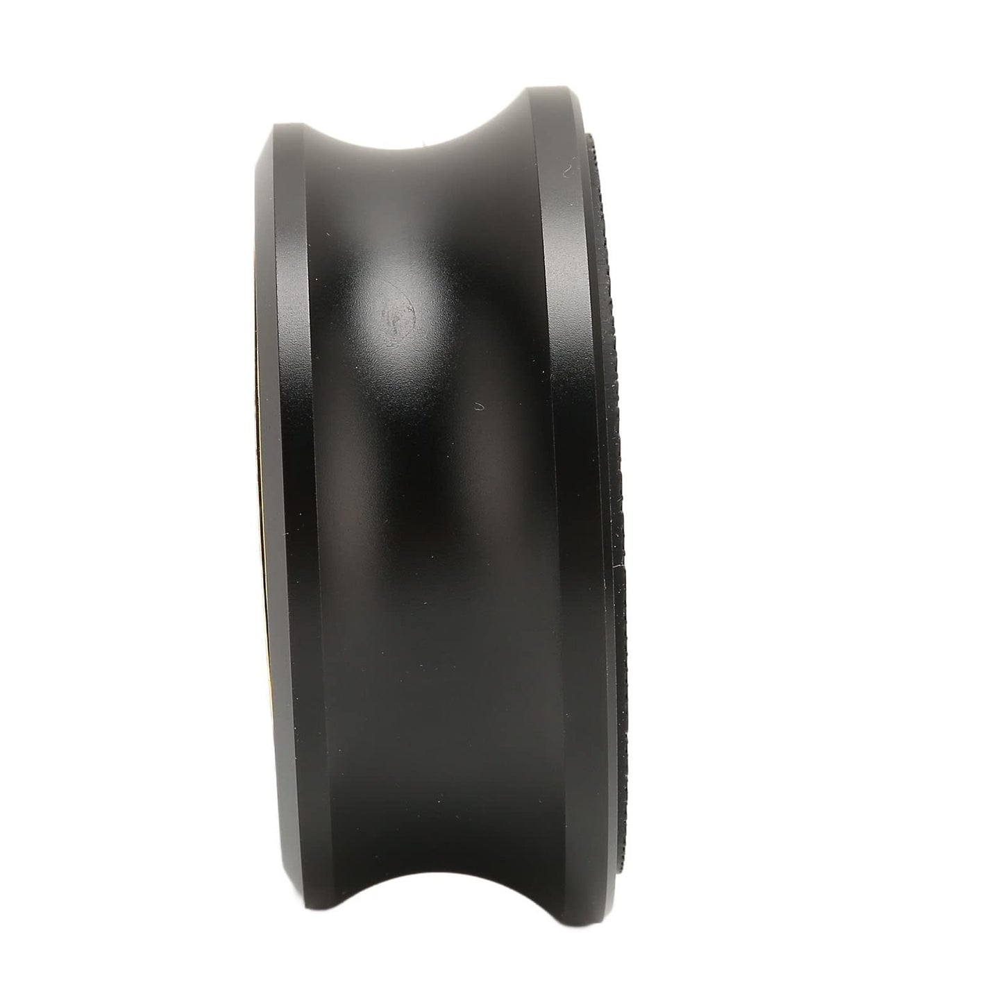 Estabilizador de Disco LP con Almohadilla Inferior de Silicona HiFi Negro