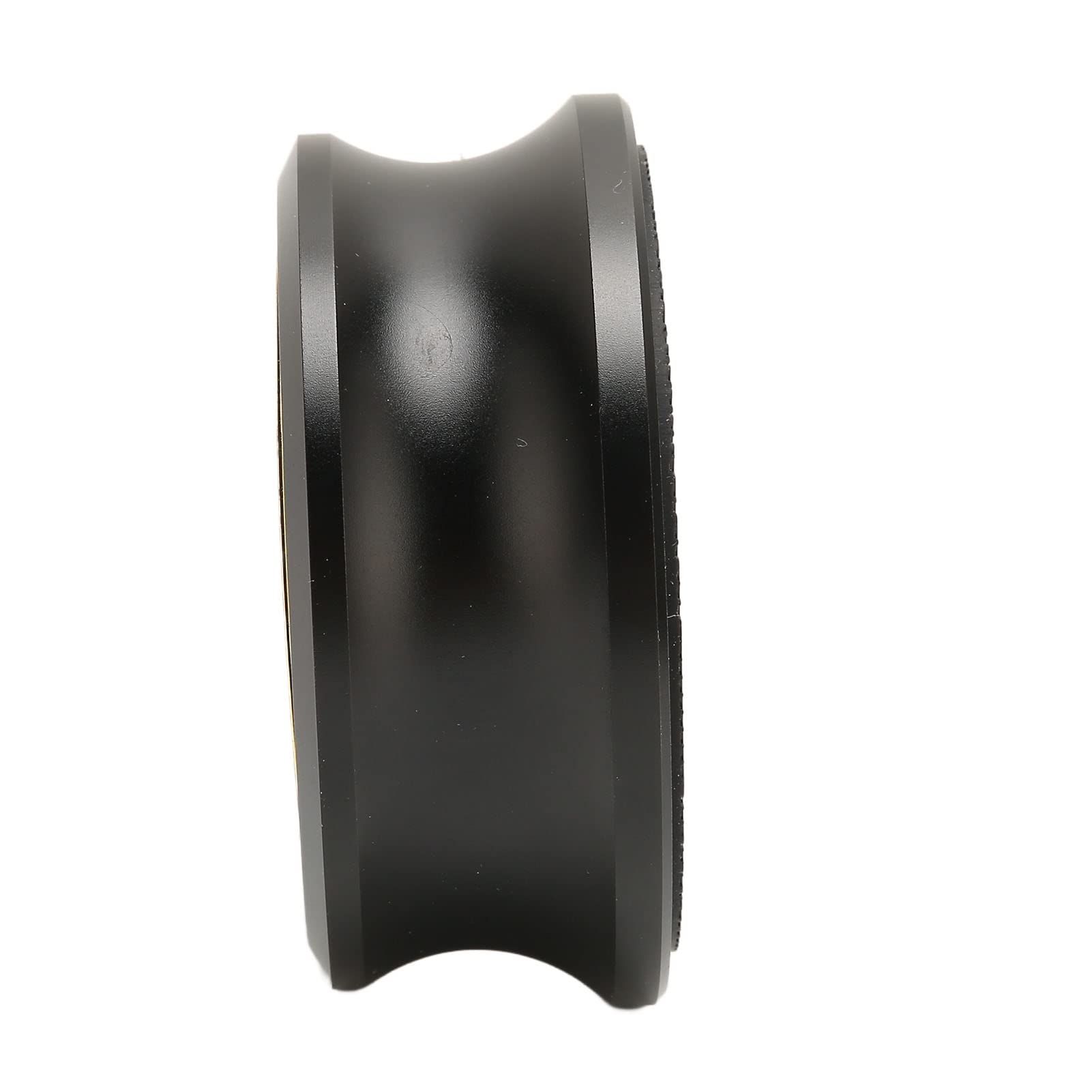 Estabilizador de Disco LP con Almohadilla Inferior de Silicona HiFi Negro