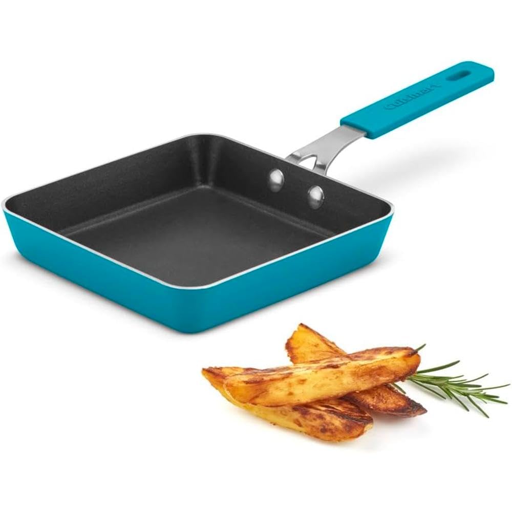 Cuisinart 5730M-14TQ Mini Sartén cuadrada de 14 cm, color turquesa