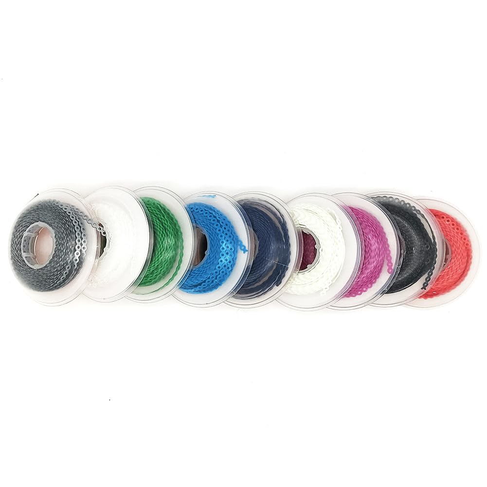 Cadena Elástica Ortodóntica Dental Easyinsmile Azul Oscuro Long