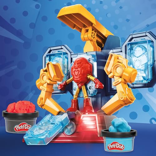Set de Juego Play-Doh PD Iron Man rojo con Laboratorio de Creación de Armaduras