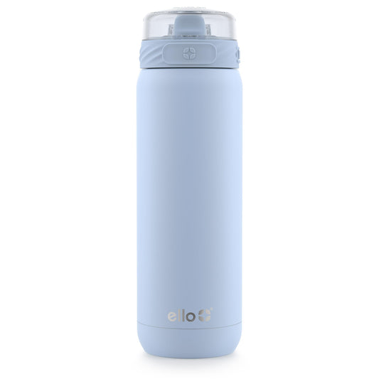 Botella de Agua de Acero Inoxidable Ello Verde con Asa y Tapa de Bloqueo a Prueba de Fugas