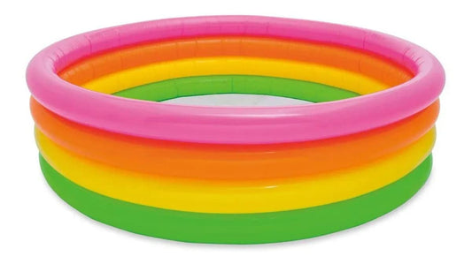 Intex Piscina Alberca Inflable Redonda 4 Aros Niño 56441NP