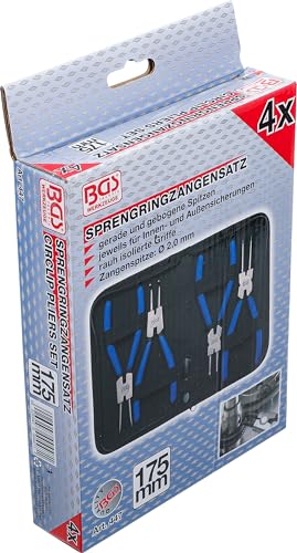 BGS Juego Pinzas para Seguro De Anillos | 4 Pz 447