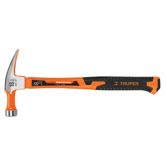 Martillo Truper Fibra de Vidrio 18 oz uña Recta 1 Pieza