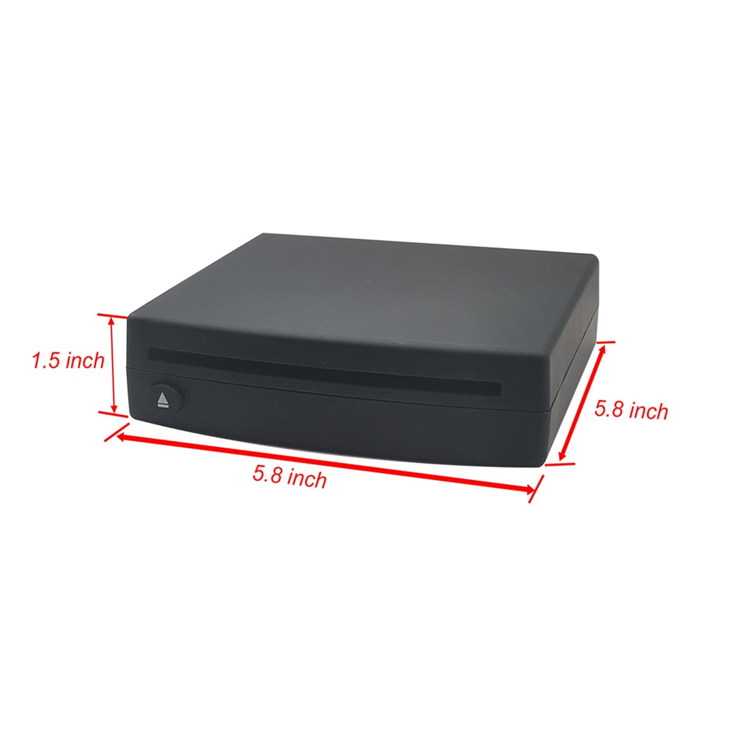 Xglysmyc Reproductor de CD universal USB externo para coche, reproductor de CD de vehículo para coche a través de conexión de radio USB, reproductor de CD portátil para navegación Android con puerto USB Plug and Play