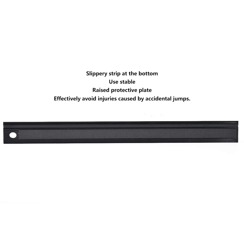 Regla de Corte de Aleación Herramienta de Medición Aluminio 45 cm