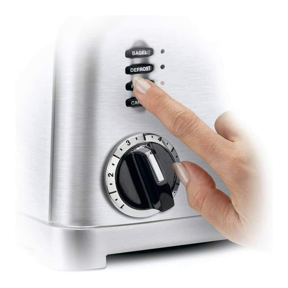 Cuisinart Tostadora clásica de metal de 2 rebanadas