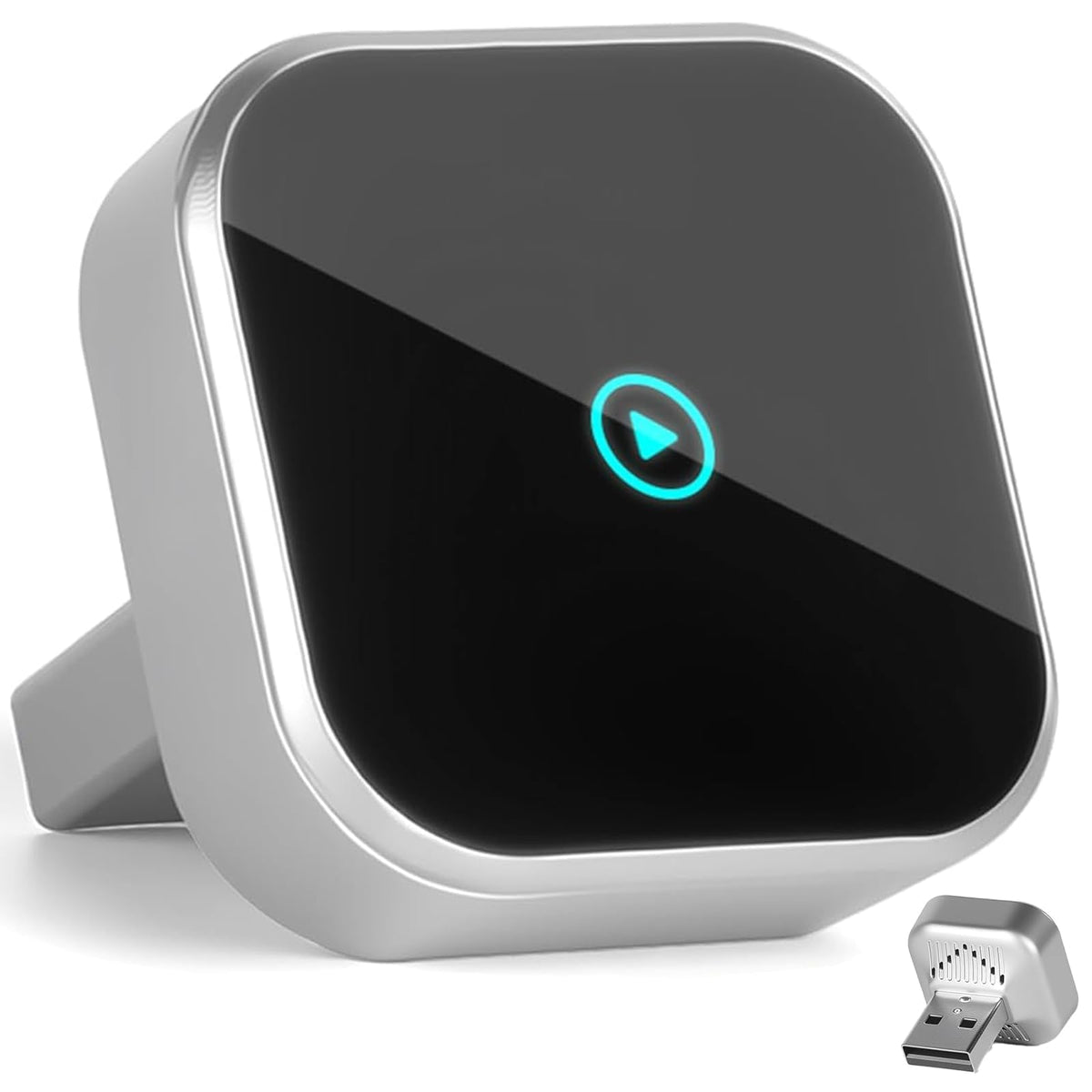 Mini Adaptador Inalámbrico JDF3CISH 2 en 1 Conversión Inmediata para iPhone y Android con USB USB-C