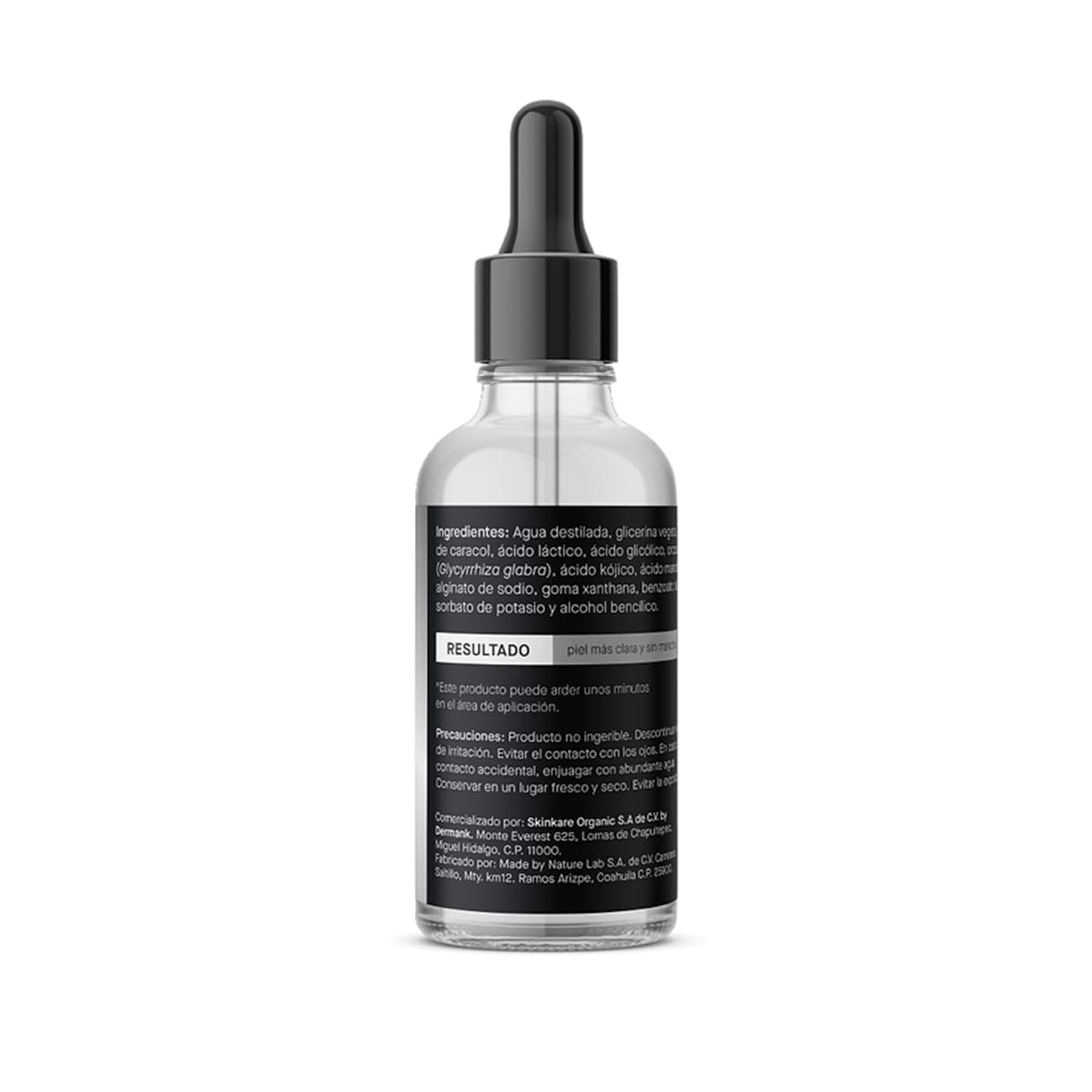 ORGANIC SKINKARE BY DERMANK Suero Despigmentante Facial | Reduce Manchas Oscuras y Unifica el Tono | Tratamiento Orgánico para Daño Solar, Acné y Cicatrices | Suero contra manchas en la piel- 30 ml | Facial Clear Treatment Skincare