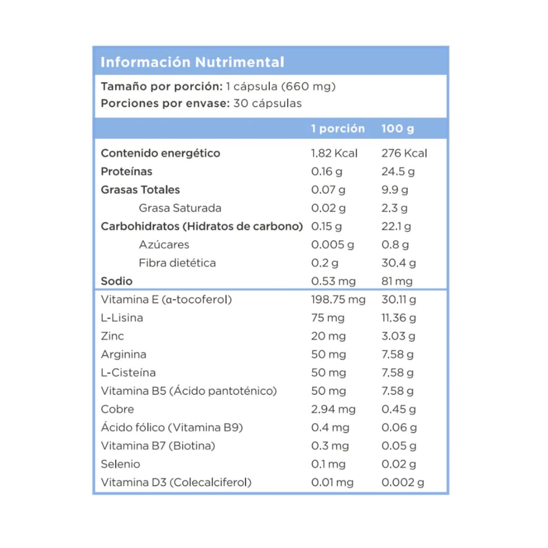 Cápsulas Capilarium Reve Dermatologique 30 Piezas