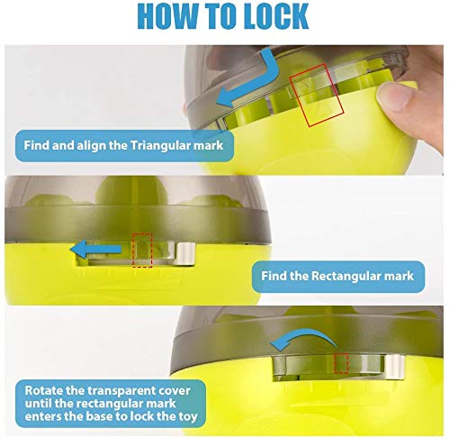 Juguetes Interactivos Uplayteck Naranja comedero Lento para Perros y Gatos