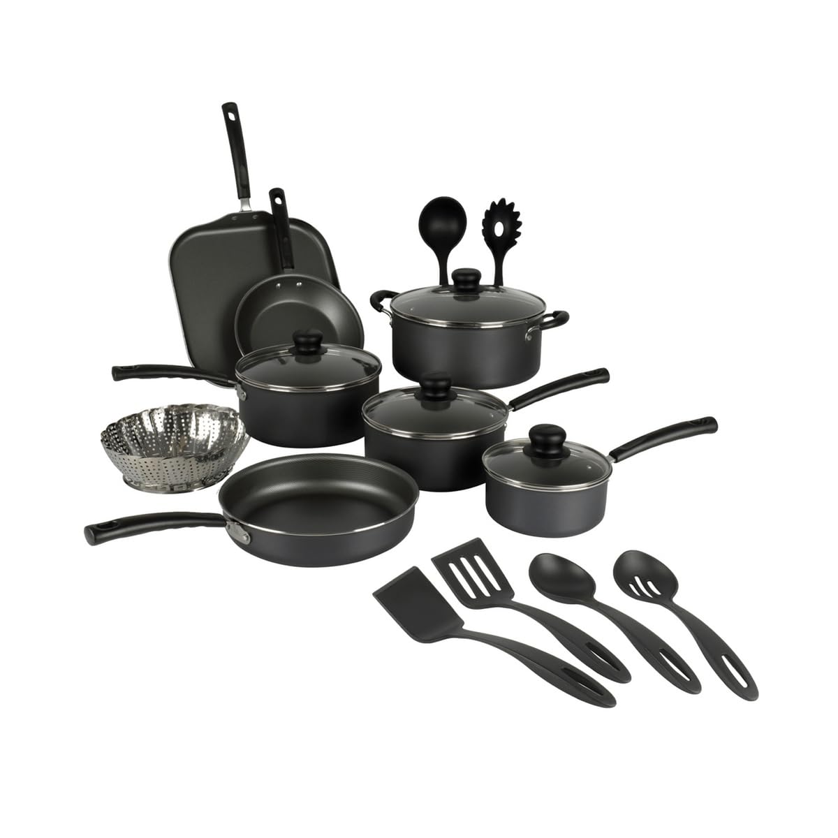 Batería de Cocina Primaware Color negro 18 piezas