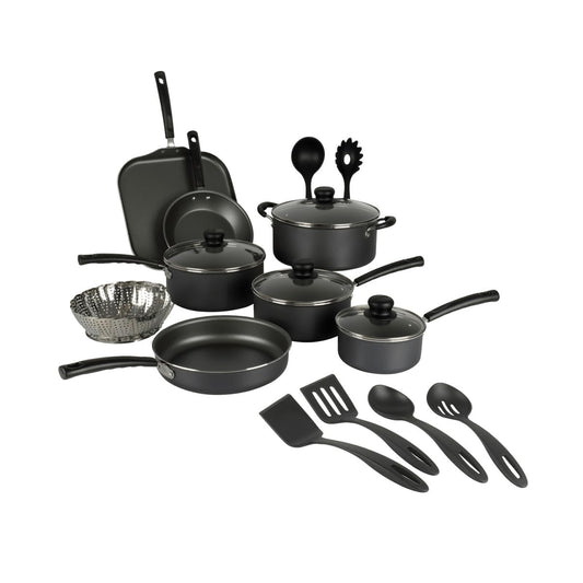 Batería de Cocina Primaware Color negro 18 piezas
