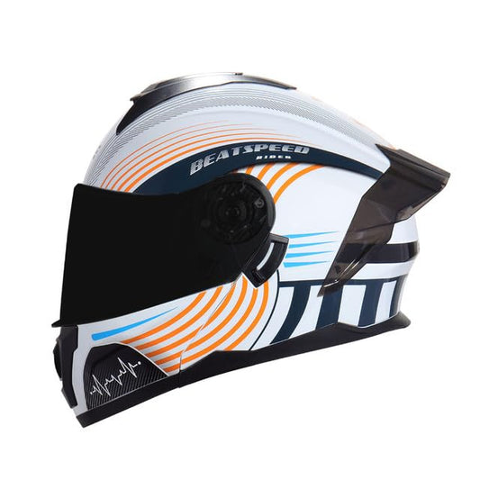 Casco para Moto Integral Boston - Casco Motocicleta Marca Edge - Visor Doble ANTIVAHO - Cascos para Motos Certificados Dot Moto - Accesorios para Moto Motocross Motocicleta Mujer Hombre (Blanco, M)