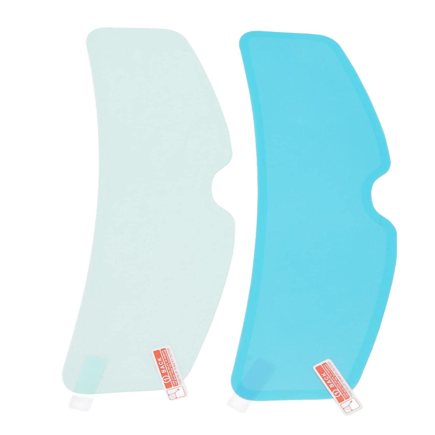 Película para Lentes de Casco Universal Alta Transparencia Impermeable 2 Piezas para Motocicleta