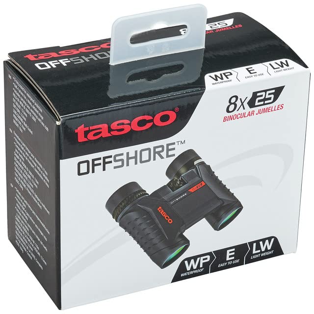 Tasco 200825 Binocular Offshore Waterproof, Azul, 8 x 25 mm