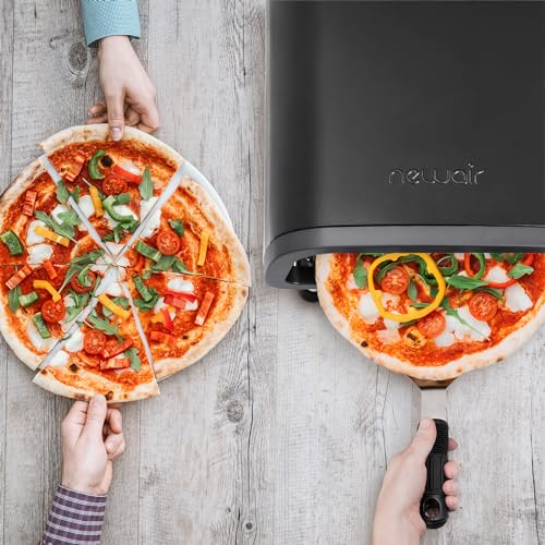 Horno Eléctrico Newair Gris de 12 Pulgadas con Convección 1850 W para Pizza en el Hogar