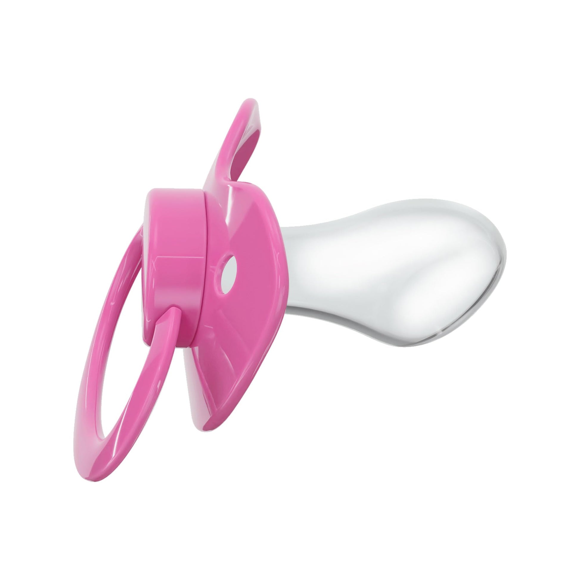Chupete Addict - Fixx - JUMBO funcional adulto XXL - Chupete de silicona - Talla 10 (rosa intenso)