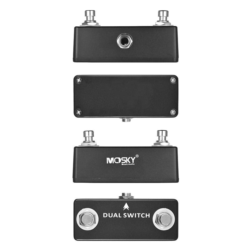 Pedal de Efecto de Guitarra Mosky Doble Interruptor para Guitarra