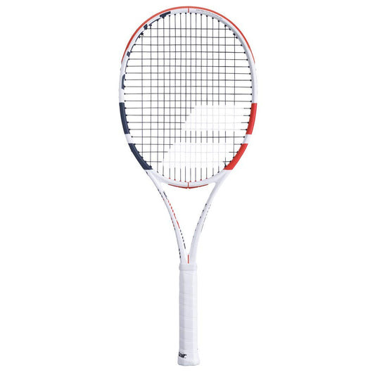 Babolat Pure Strike 16/19 - Raqueta de Tenis - Encordada con Tripa Syn Blanca de 16 g a tensión de Rango Medio (Agarre de 4 1/4 Pulgadas)