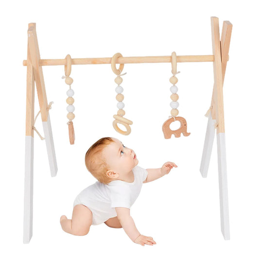 Gimnasio de Actividades Shakven Madera Plegable para Niños Pequeños